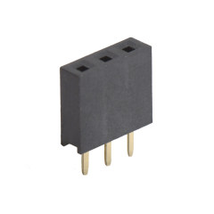 Pitch 2.54mm 180° 单排 DIP U型排母 H7.1 W2.5 PC 3.0